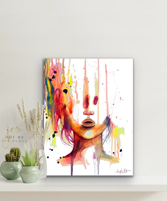 "Consumed By Chaos"  Neon Fine Art Print