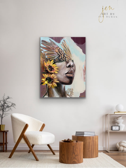 "Becoming Her" - Original Painting