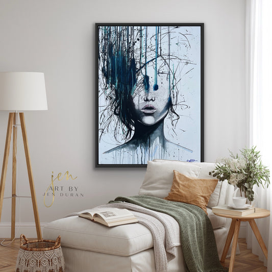 "Consumed By Chaos" Giclée Canvas Print