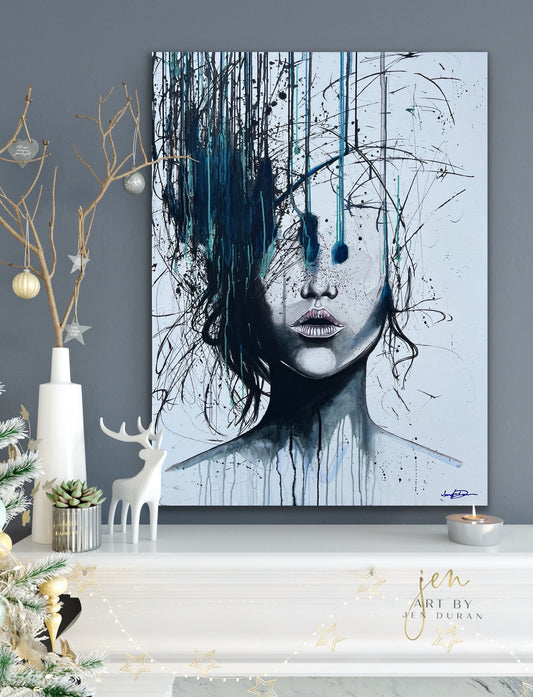"Consumed By Chaos" Giclée Canvas Print
