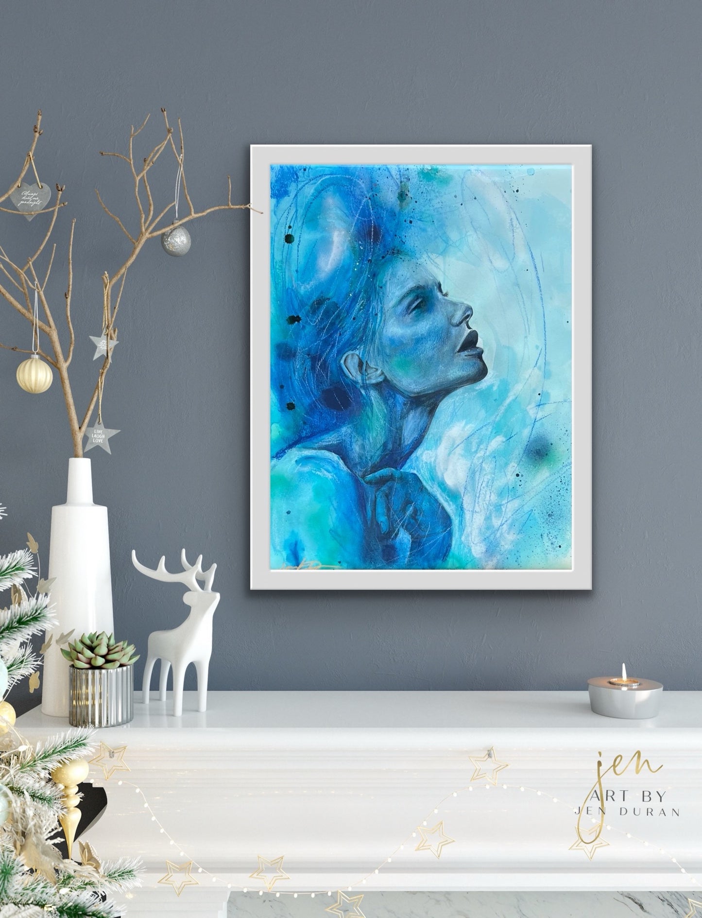 "DEEP BREATHS" Original Watercolor Painting