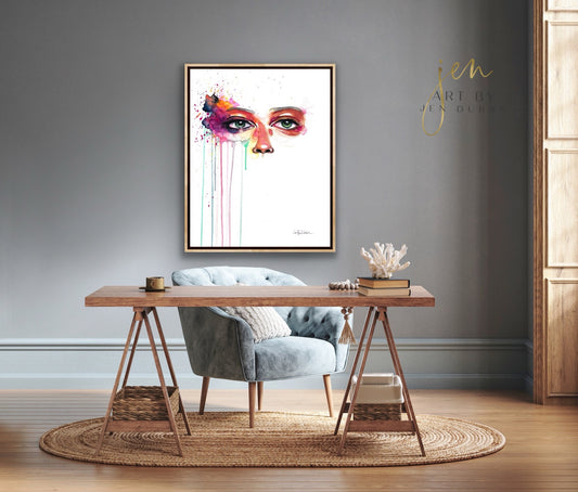 "Taciturn" Giclée Canvas Print