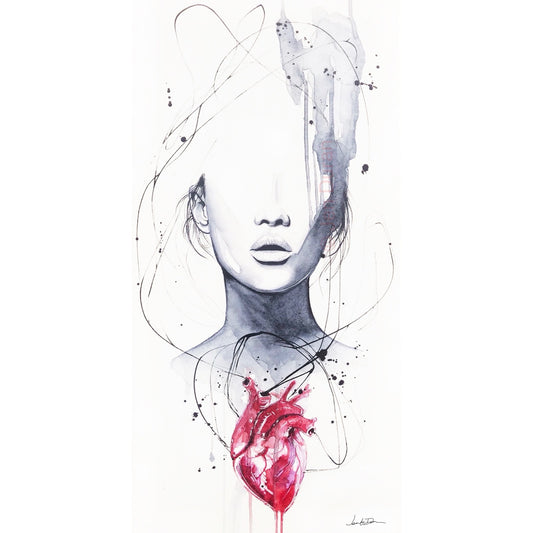 "Heartache" Giclée Canvas Print