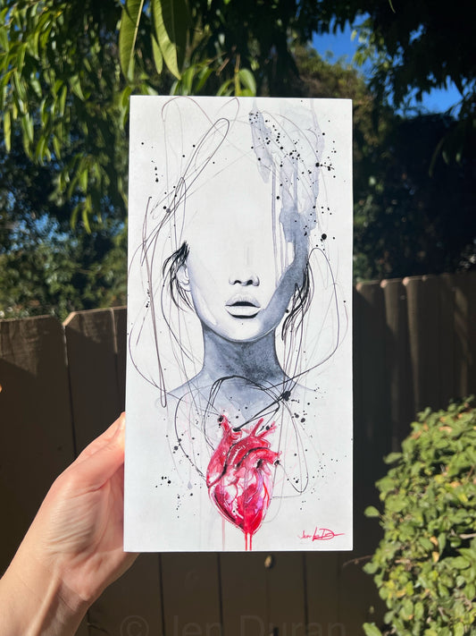 "Heartache" - Artist Proof on Wood