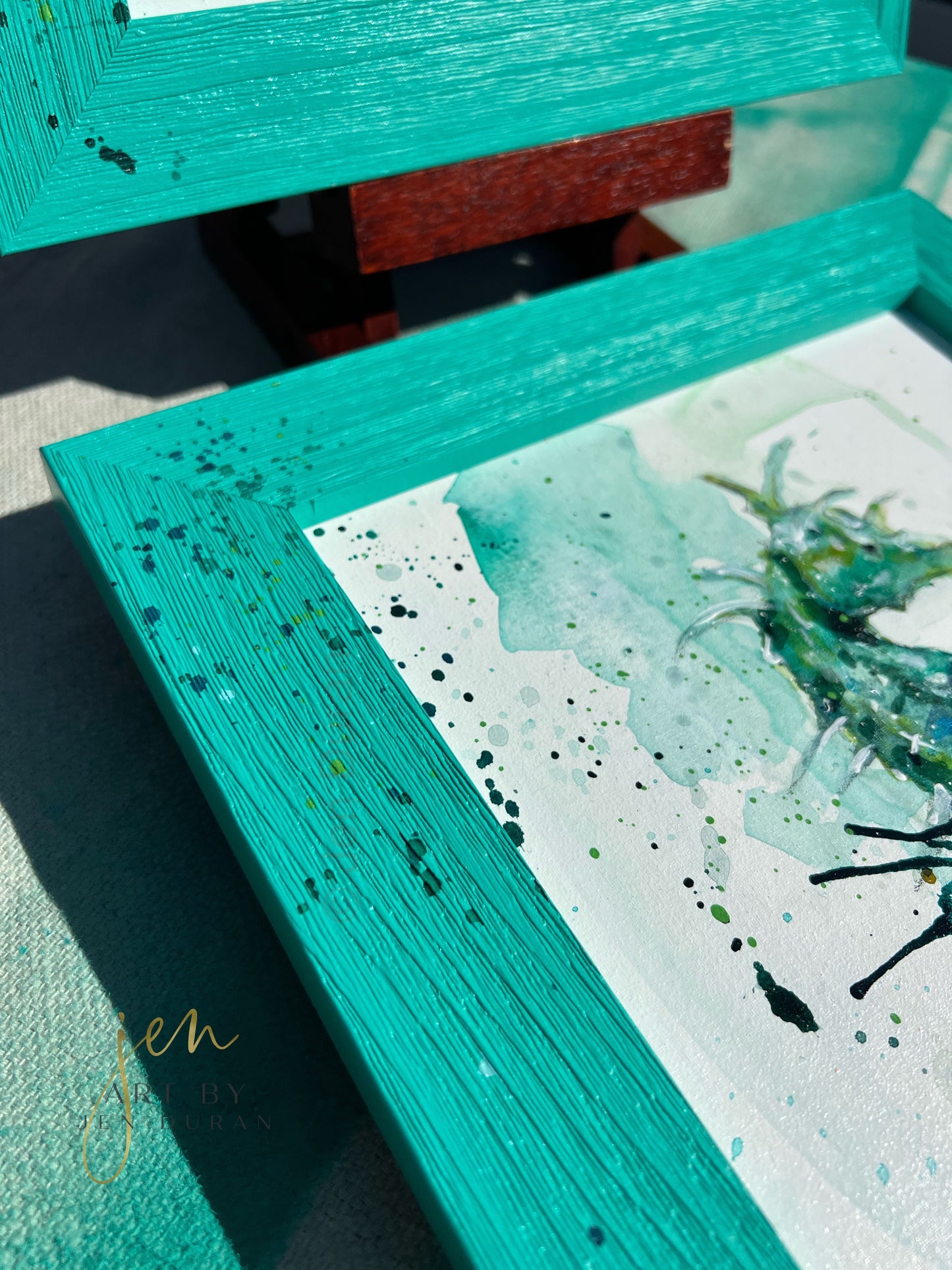 Seahorse Original Watercolor Painting | Wall Art | Home Decor | Sea Life Art | Ocean Art