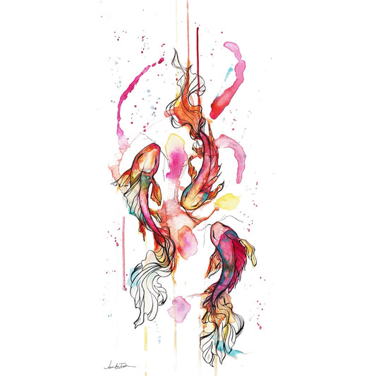 "Koi Fish Trio" Fine Art Print