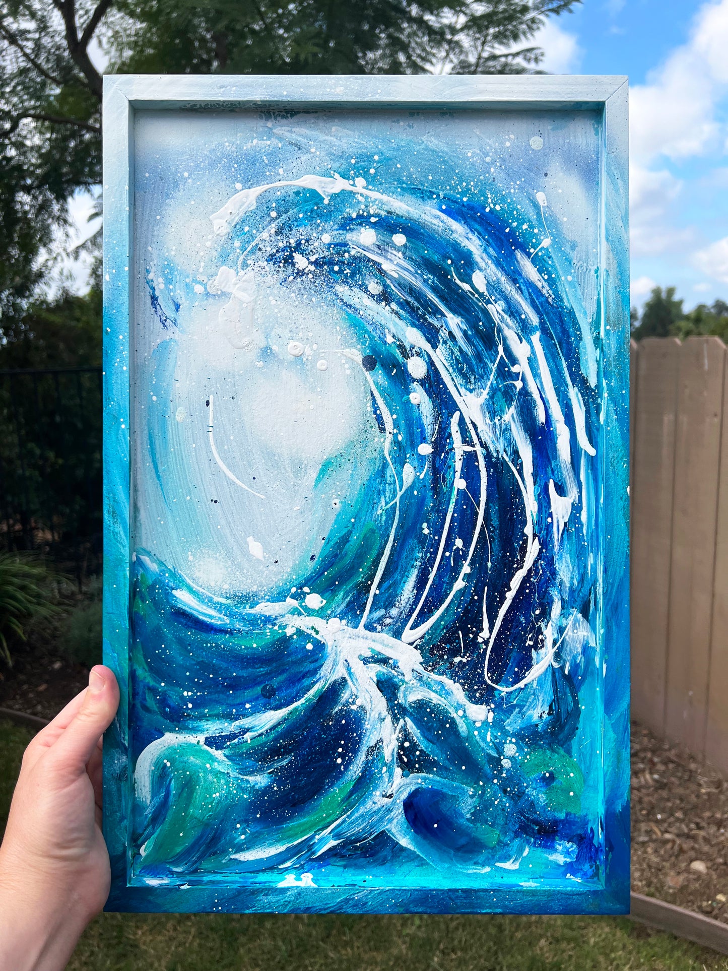 "Waves" Original Painting | Ocean Wall Art | Home Decor