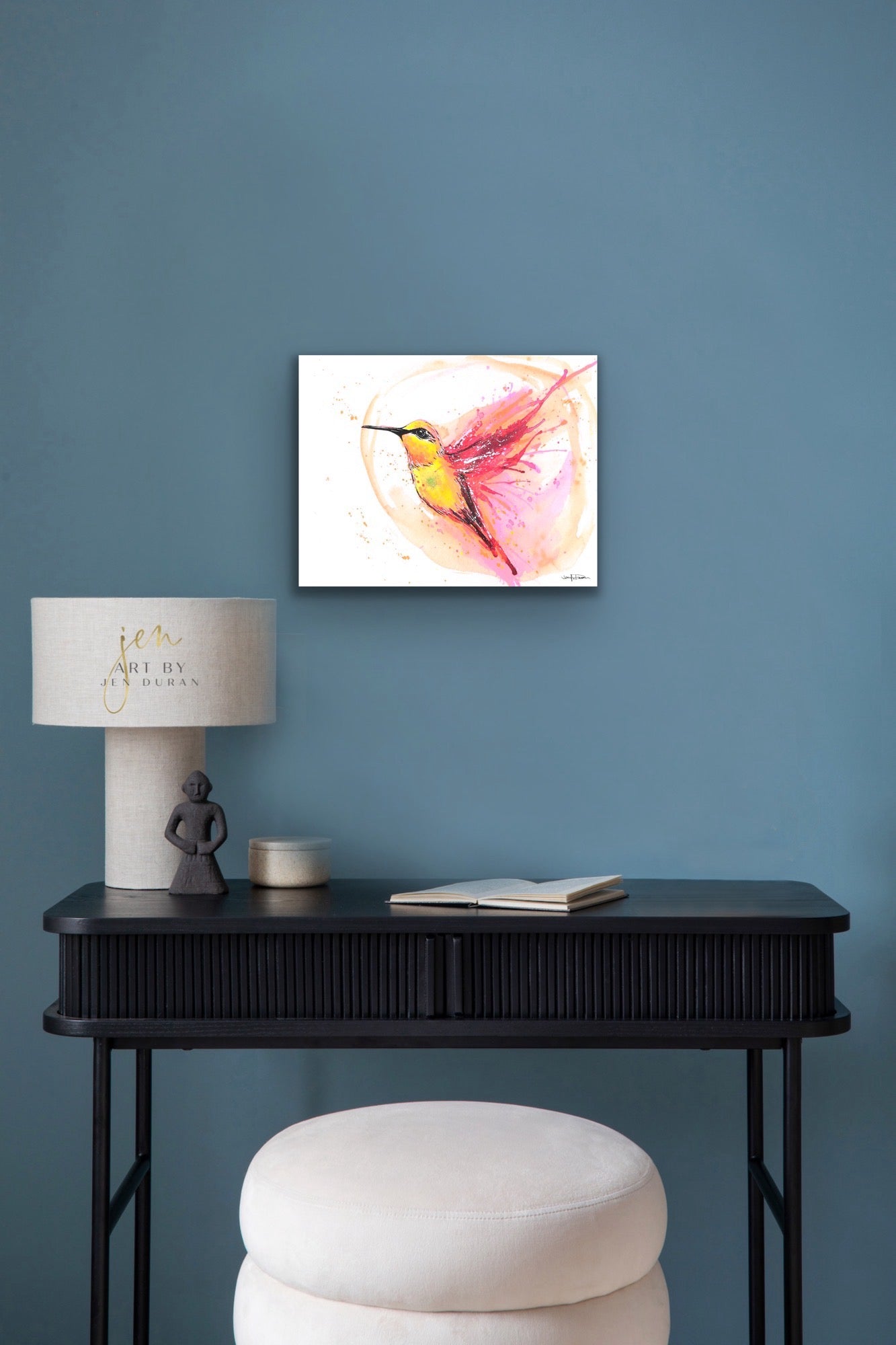 "Hummingbird Splash" Fine Art Paper Print