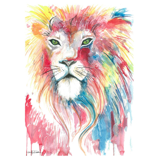 "Pride" Lion Fine Art Paper Print