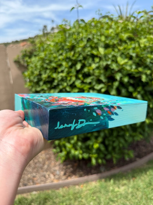 "Resilience" Original Hummingbird Painting