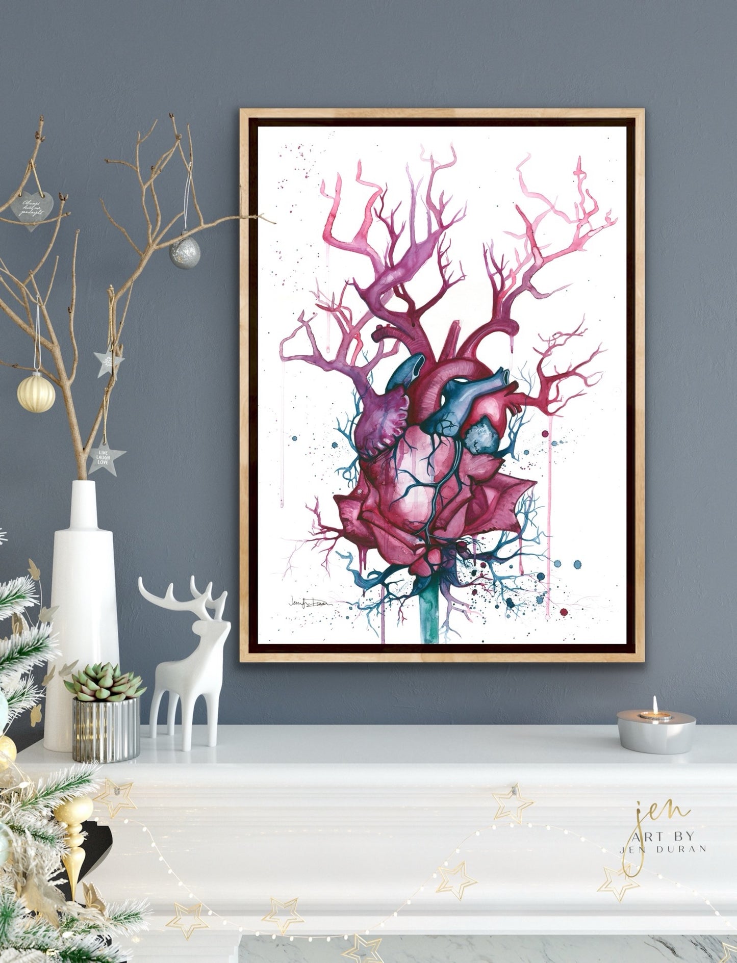 "Sanguine" Giclée Canvas Print