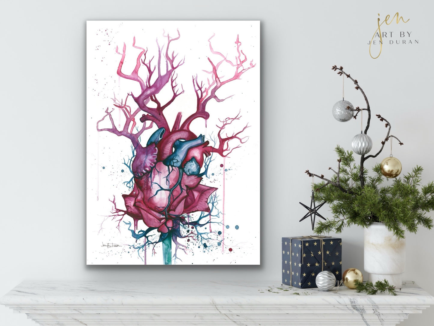 "Sanguine" Giclée Canvas Print