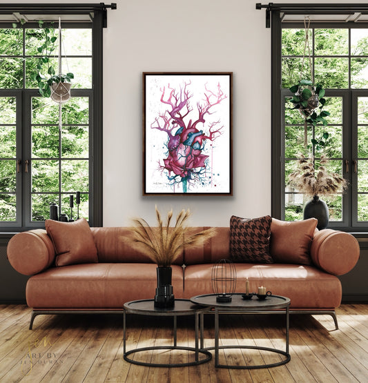 "Sanguine" Giclée Canvas Print
