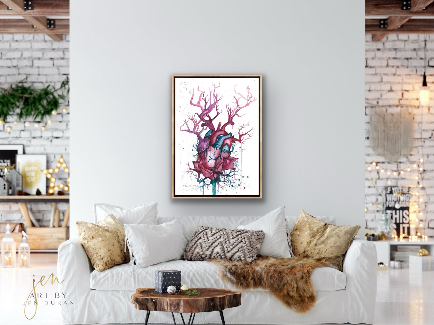 "Sanguine" Giclée Canvas Print