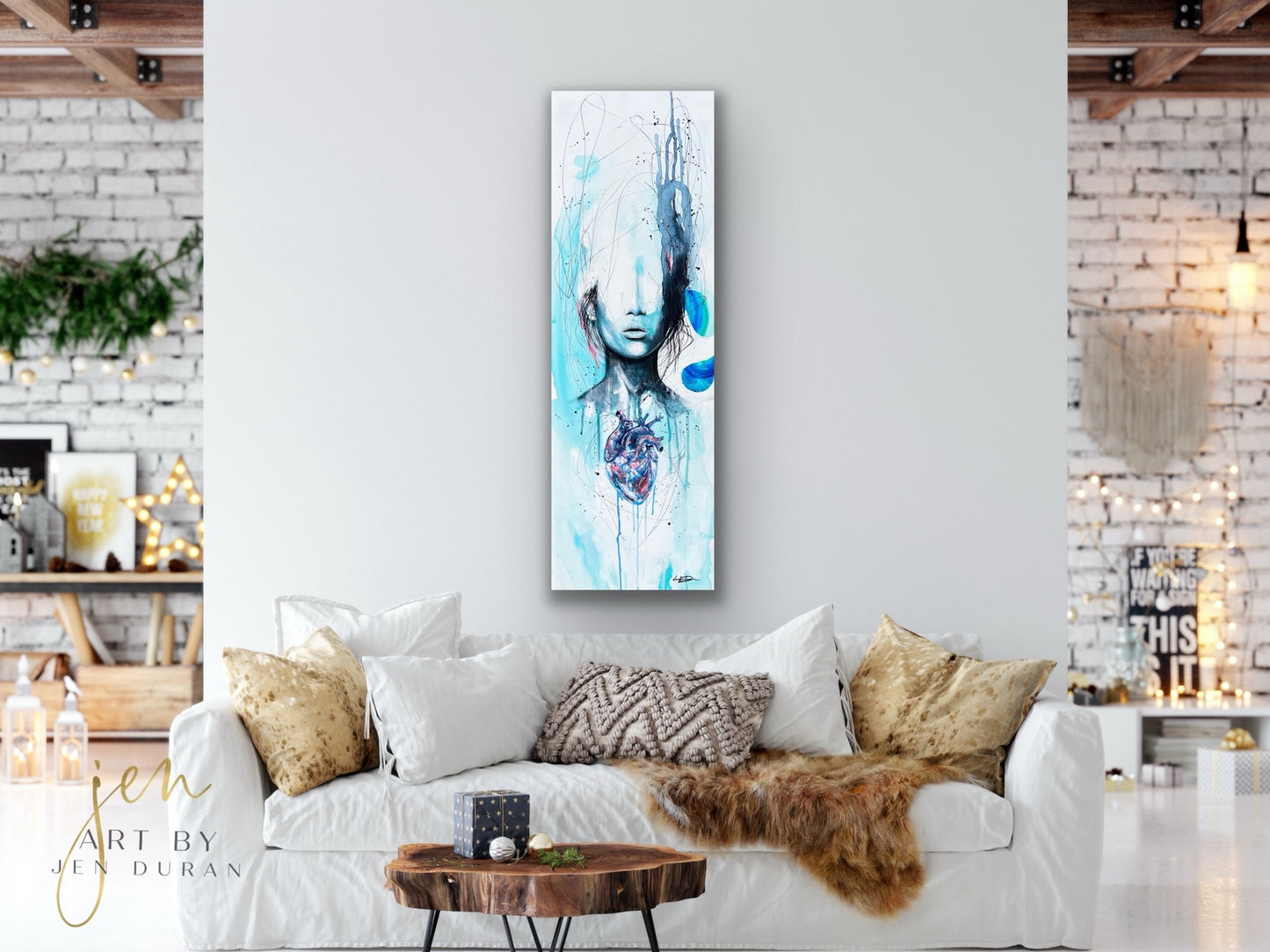 "SET FREE" Original Watercolor & Mixed Media Painting