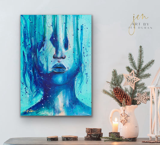 "Starry Night Consumed" Giclée Canvas Print