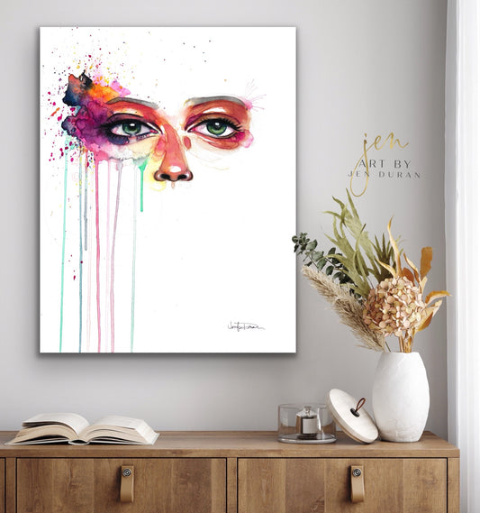 "Taciturn" Giclée Canvas Print