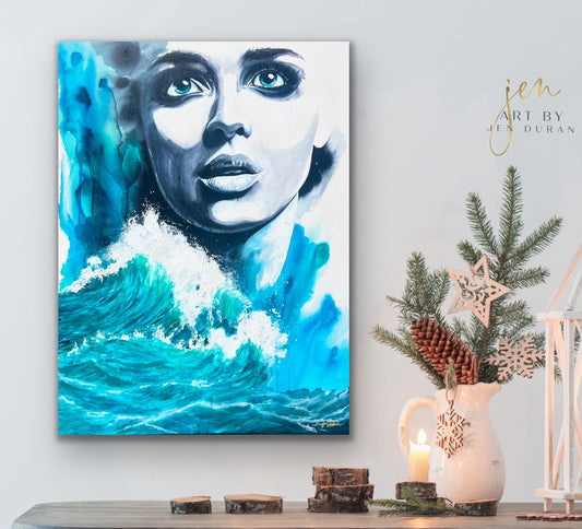 "Take Me Away" Giclée Canvas Print