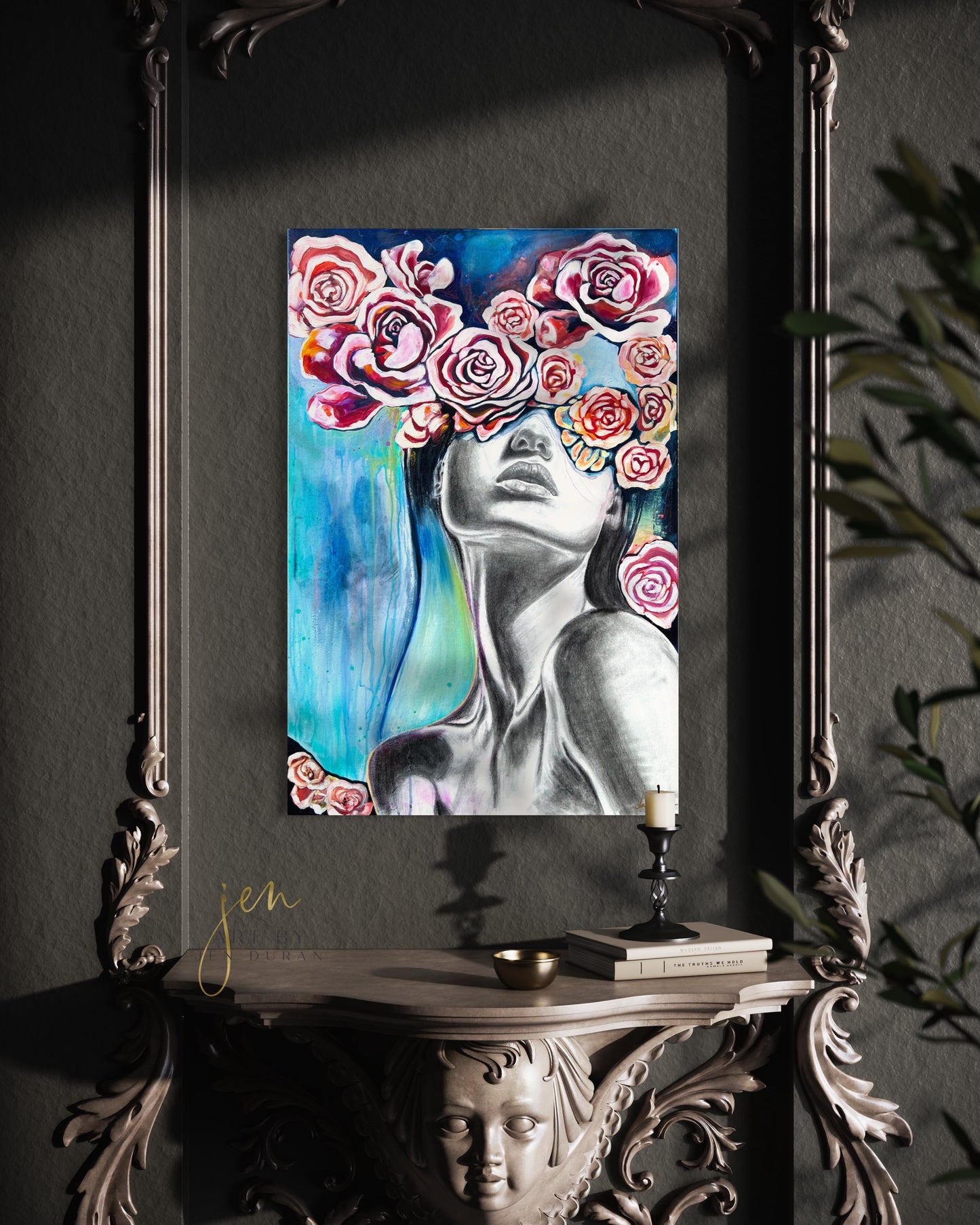 "THE BEAUTY OF CHAOS" Original Painting | Canvas Wall Art | Home Decor