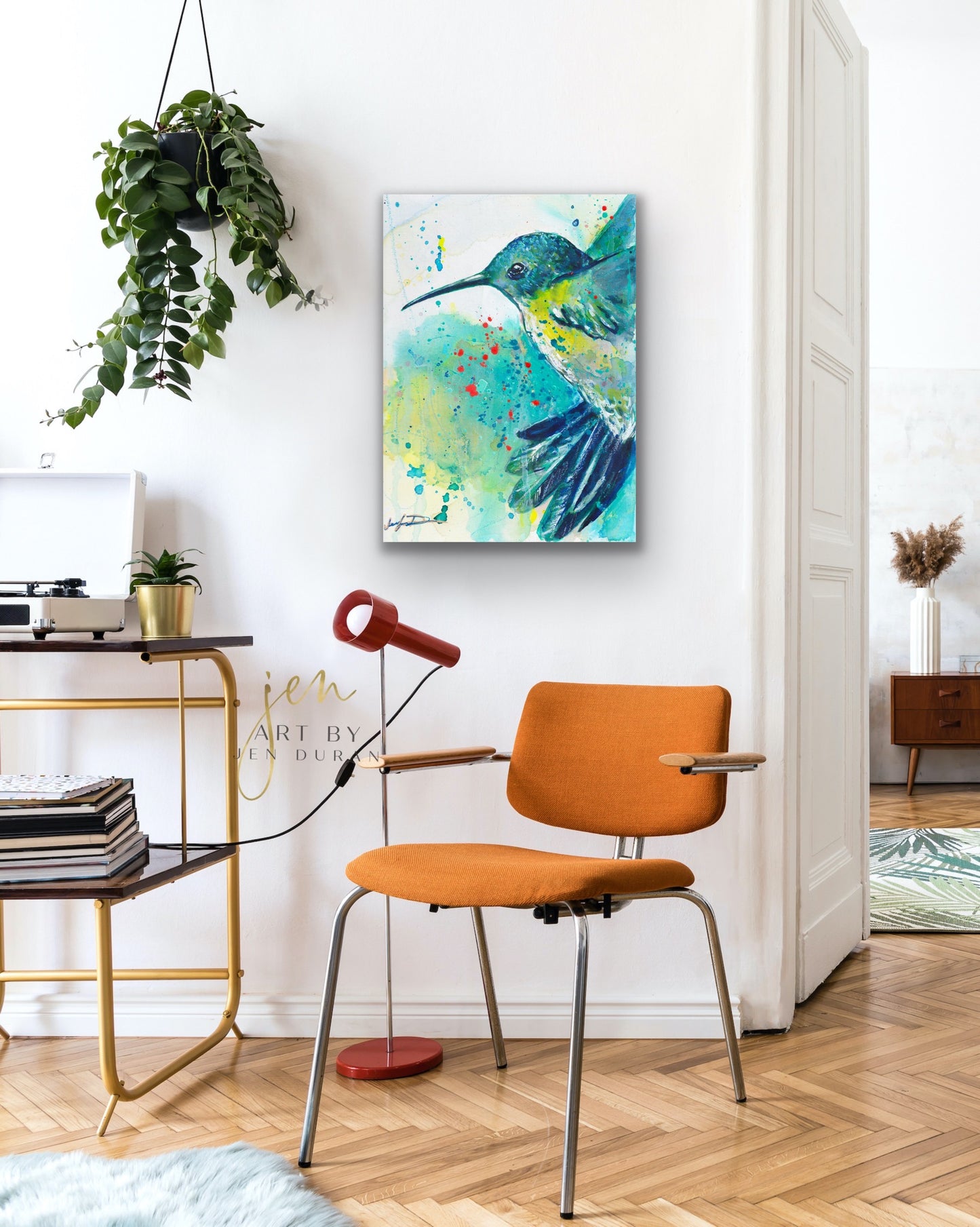 Hummingbird Giclée Canvas Print