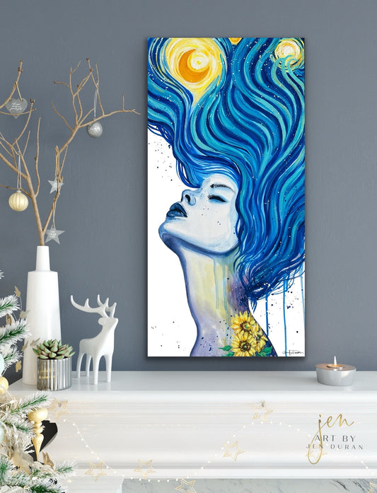"Starry Night Dream" - Giclée Canvas Print
