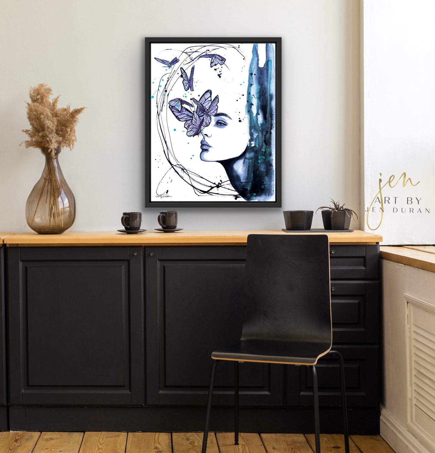 "You'll Never See Me Cry" Giclée Canvas Print