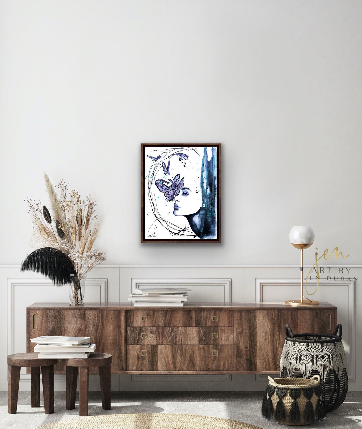 "You'll Never See Me Cry" Giclée Canvas Print