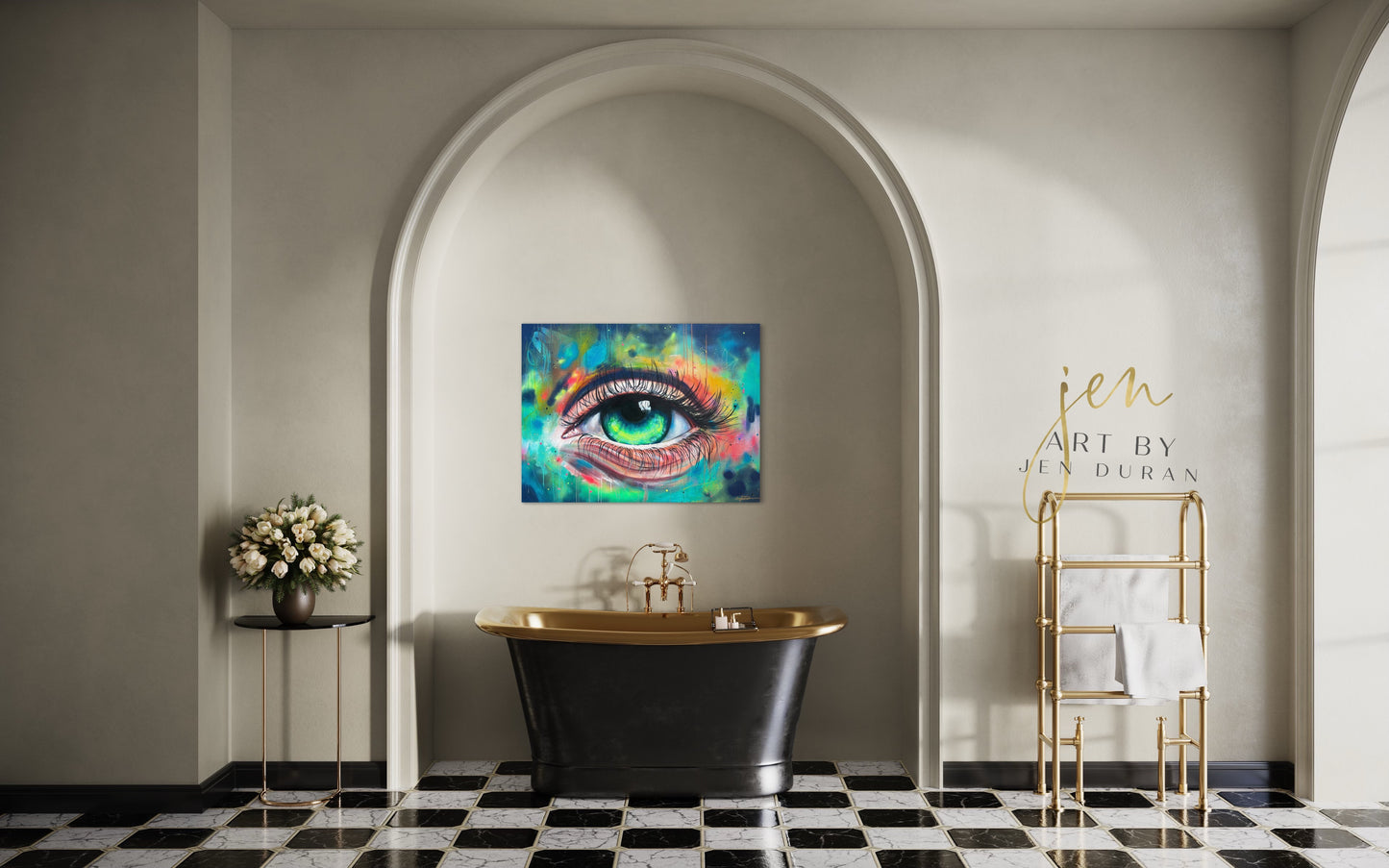 "IN MY MIND, IN MY HEAD" Original Painting