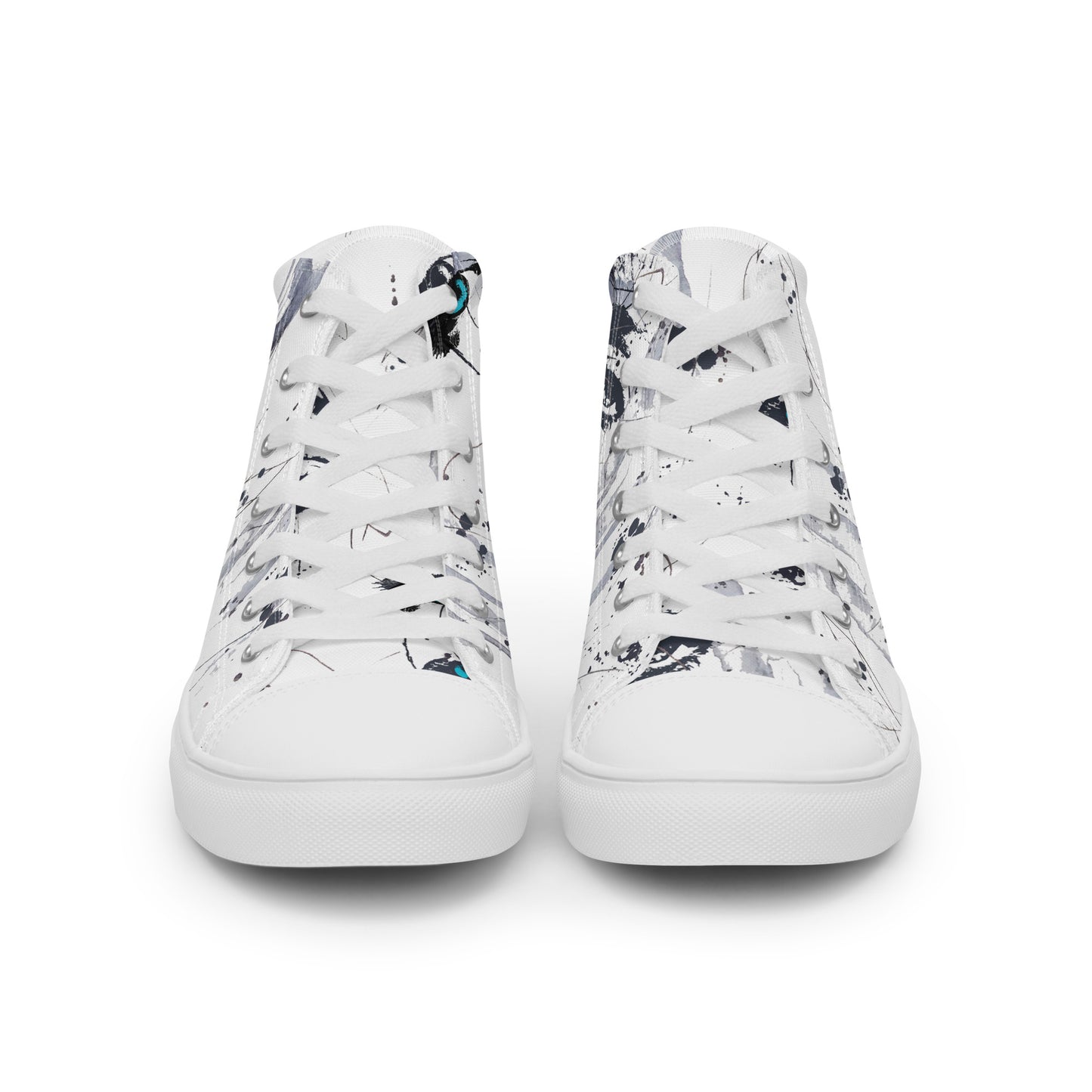 high top shoes, high top sneakers, canvas shoes, trendy shoes, eye design, popular shoes, unique shoe design, mens shoes, womens shoes, art by jen duran