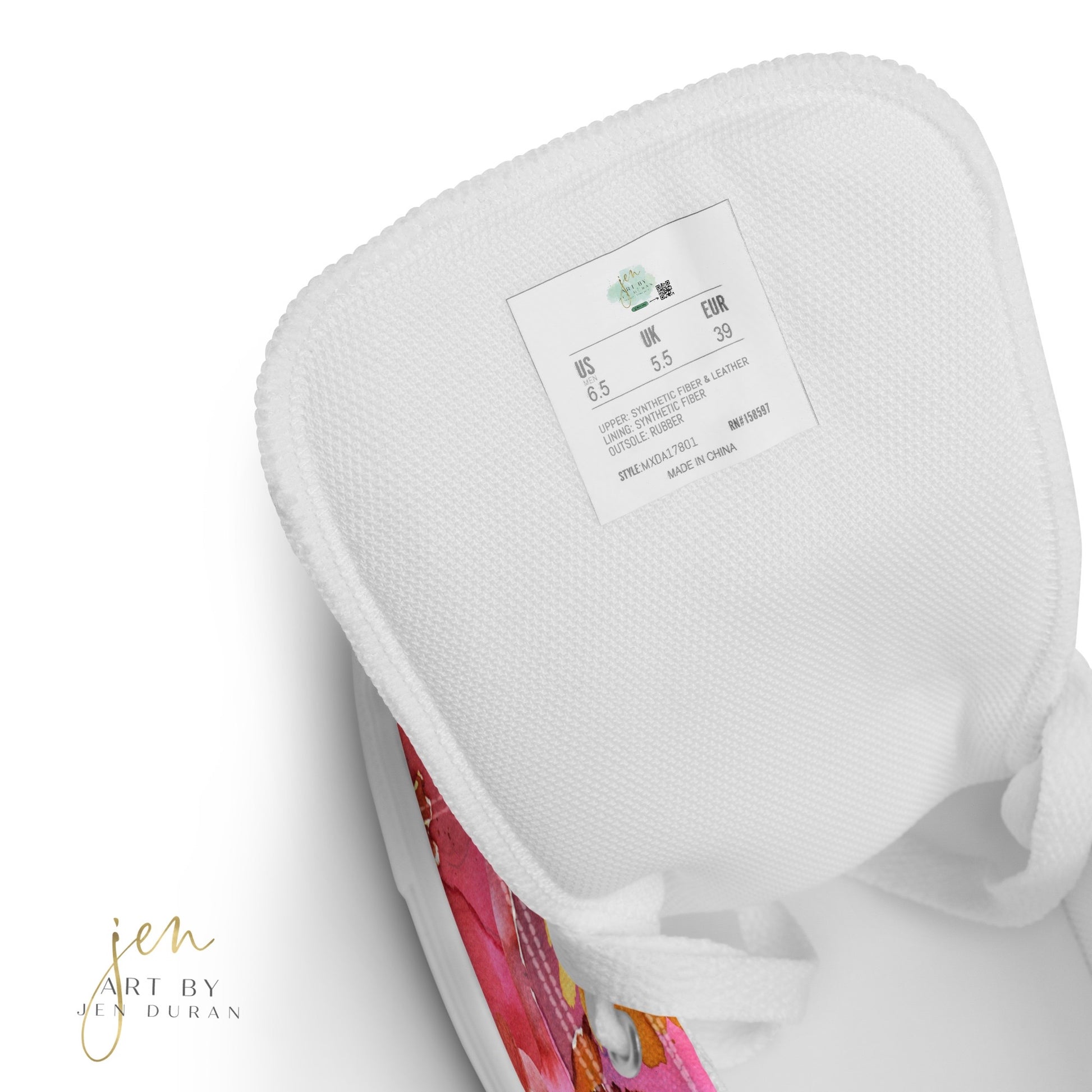 high top shoes, high top sneakers, canvas shoes, trendy shoes, eye design, popular shoes, unique shoe design, mens shoes, womens shoes, art by jen duran