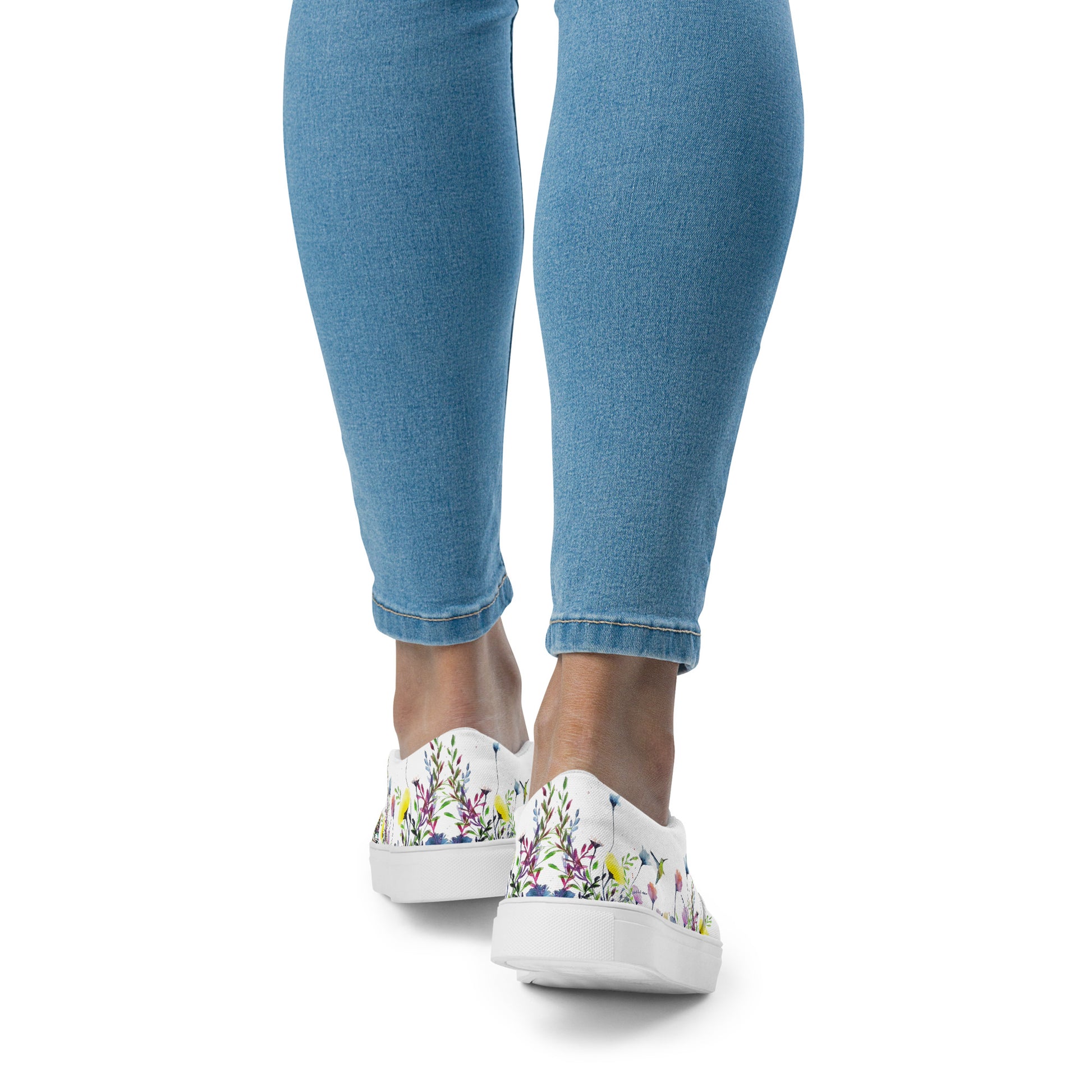 canvas slip on shoes, slip on shoes, canvas sneakers, canvas shoes, trendy fashion, unique shoe design, mens shoes, womens shoes, sneakers, art by jen duran