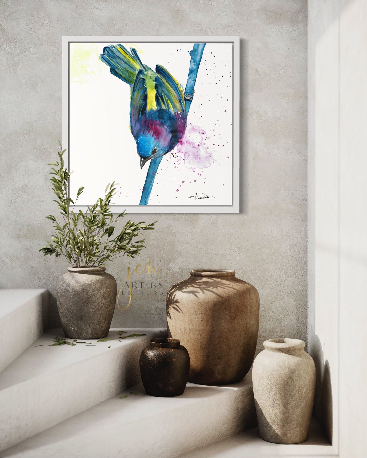 Birdie Fine Art Paper Print | Bird Wall Art