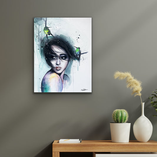 "THIS PLACE INSIDE MY HEAD" Original Painting
