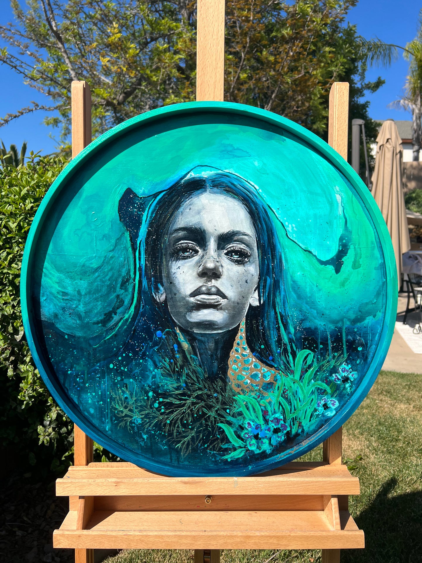 Original Painting | Mermaid Art | Wall Art | Home Decor Art By Jen Duran