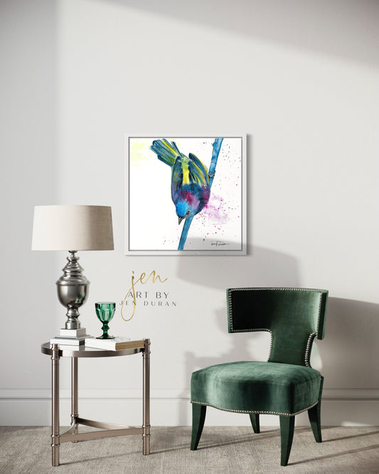 Birdie Fine Art Paper Print | Bird Wall Art