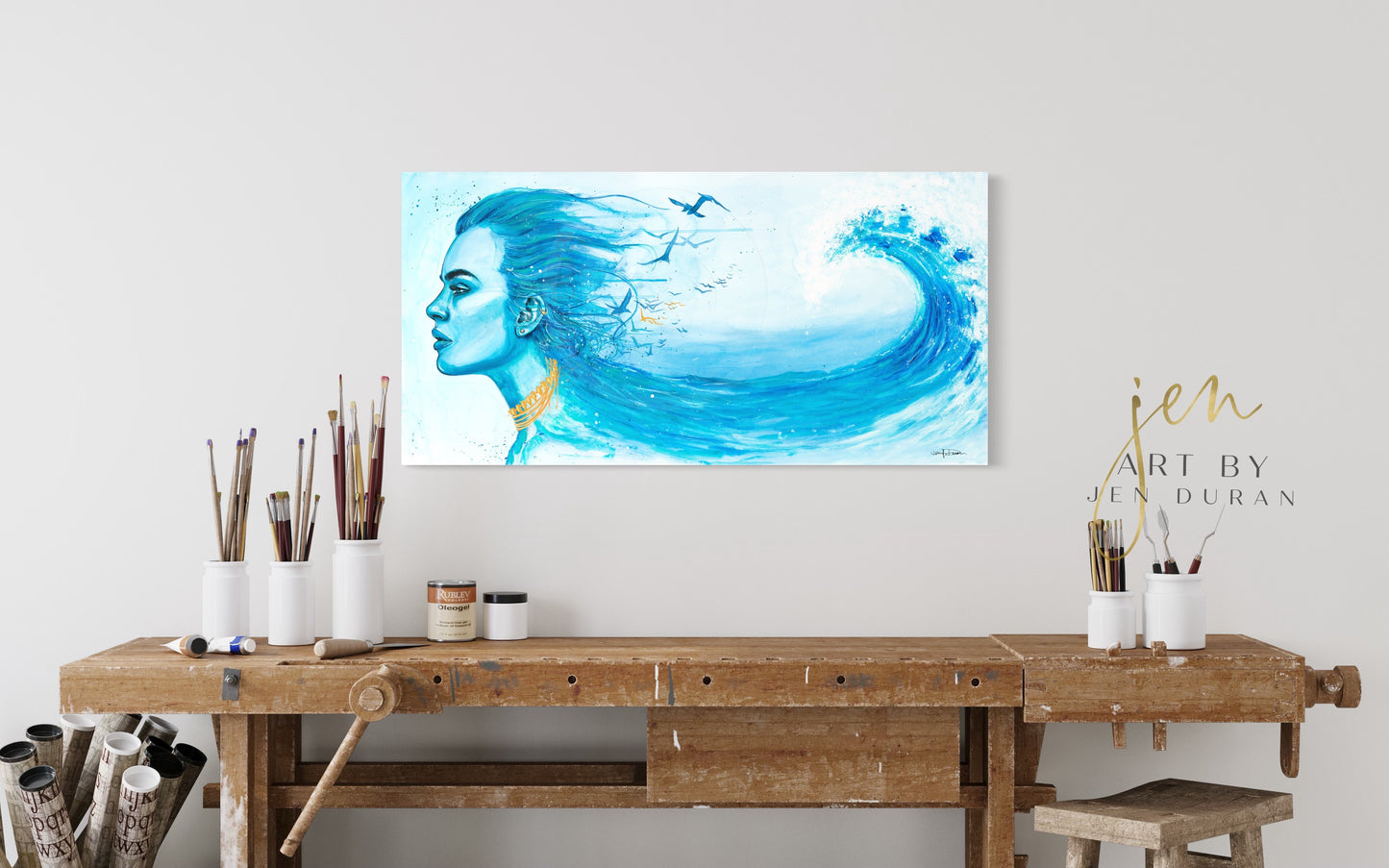 "Mermaid Tears" Giclée Canvas Print