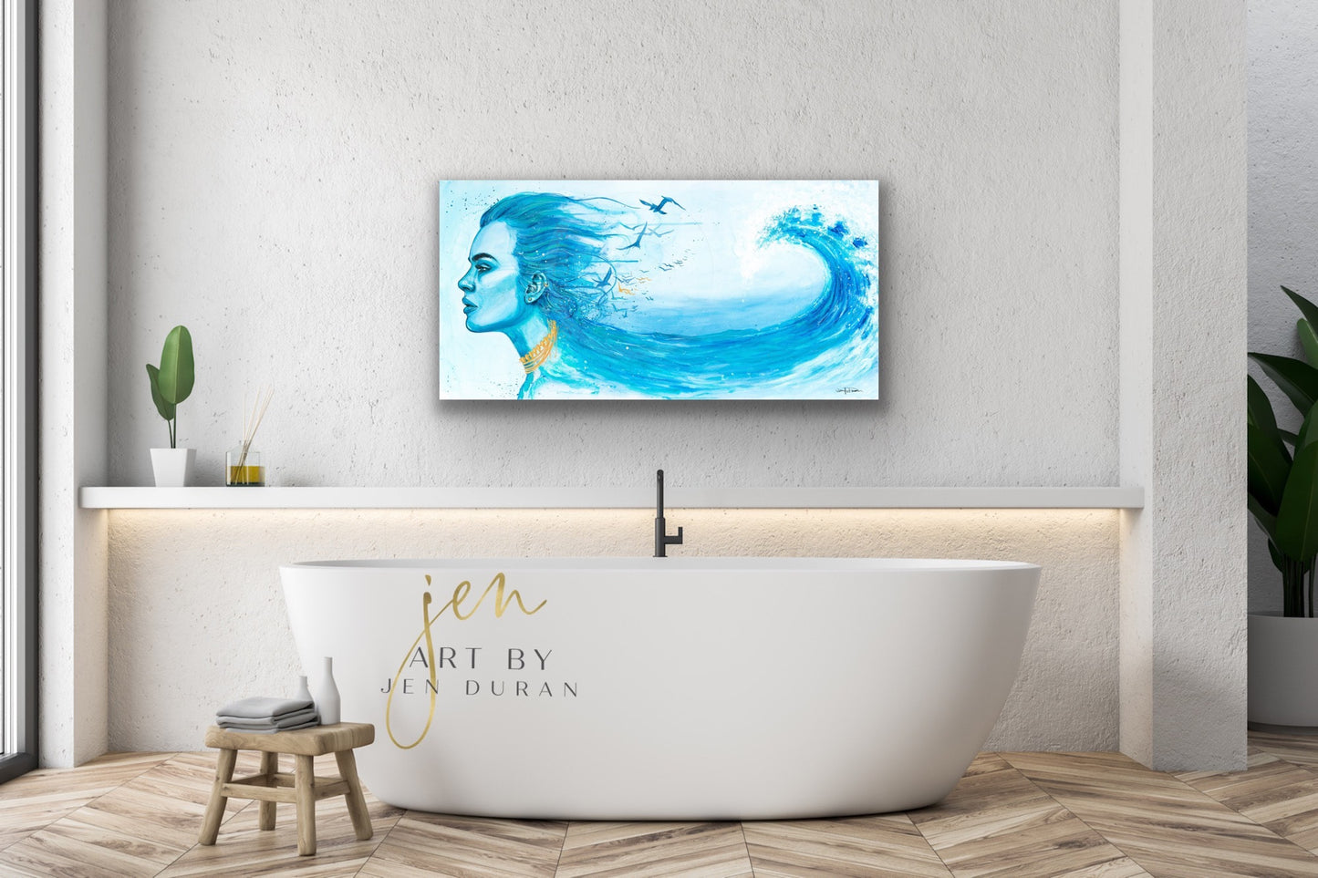 "Mermaid Tears" Giclée Canvas Print