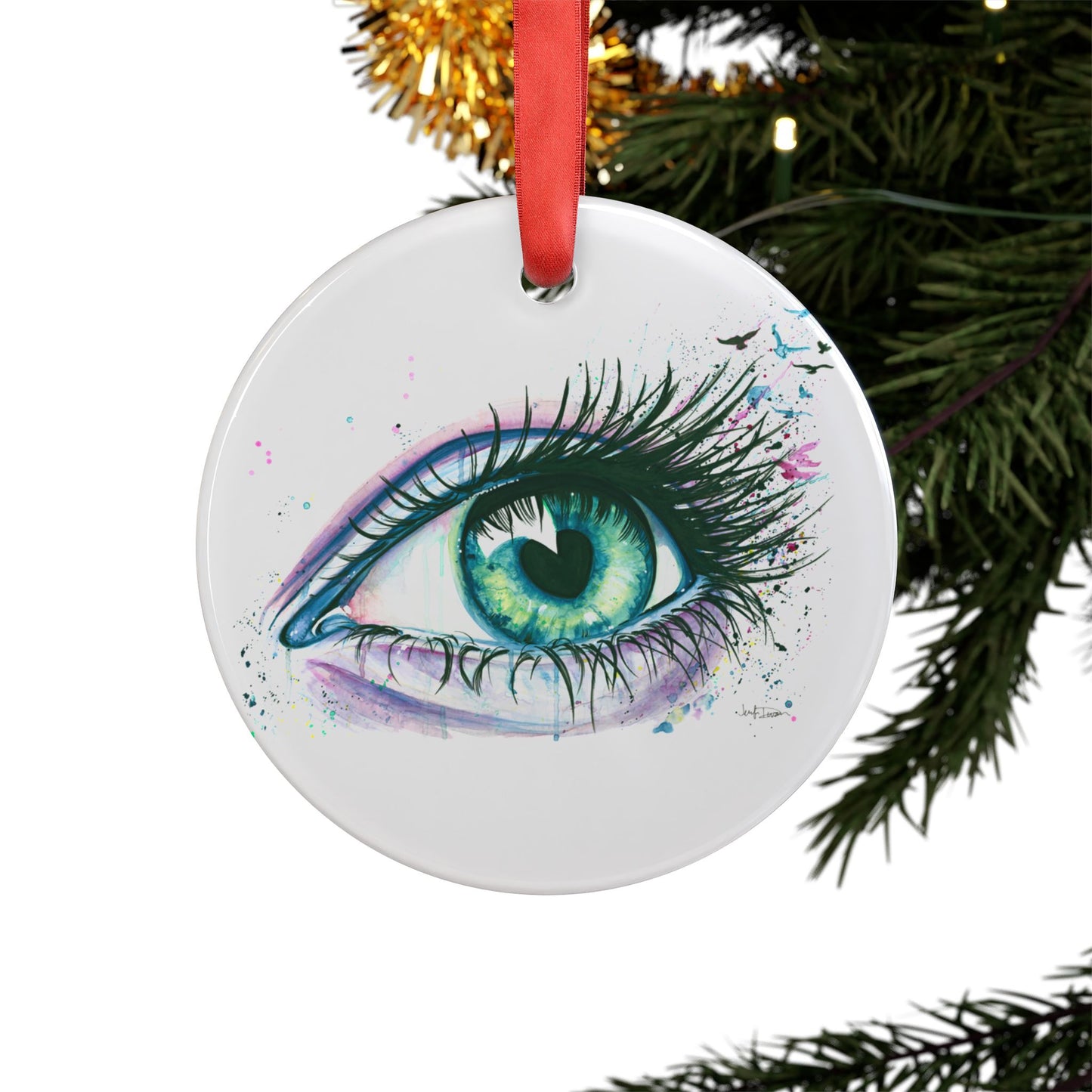 Holiday Acrylic Ornament - Hope (eye)