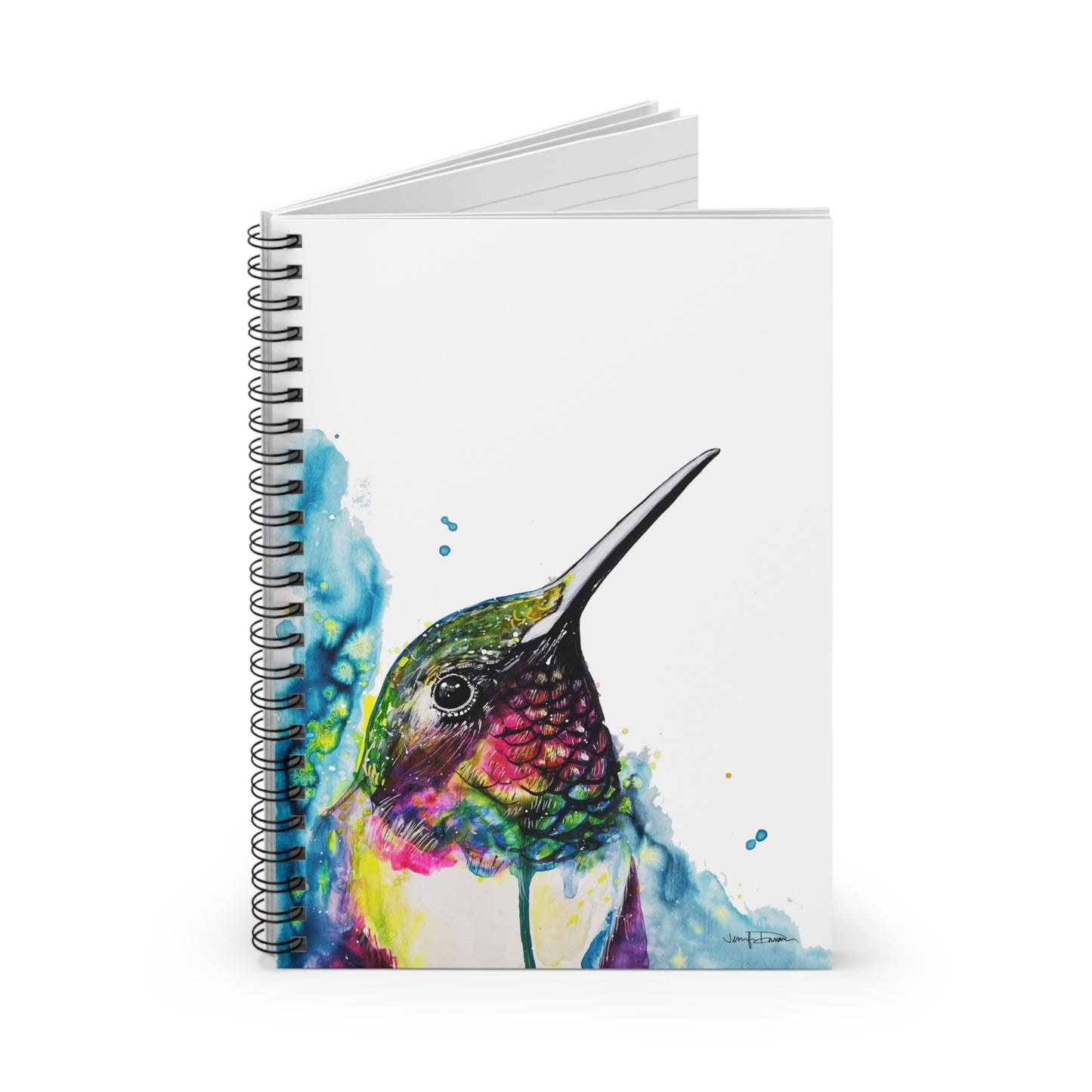 Spiral Notebook - Rainbow Hummingbird