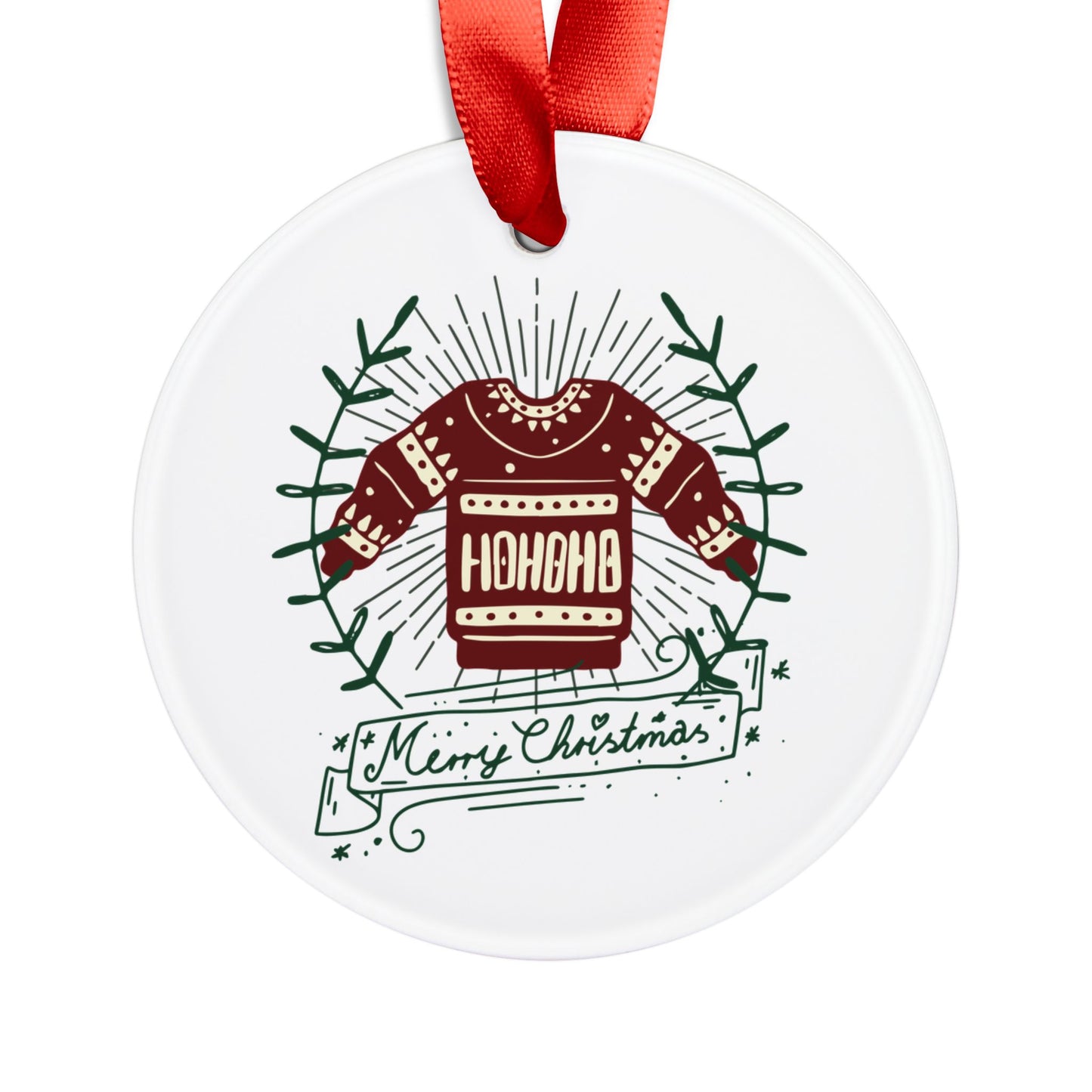 Acrylic Ornament - Christmas Sweater