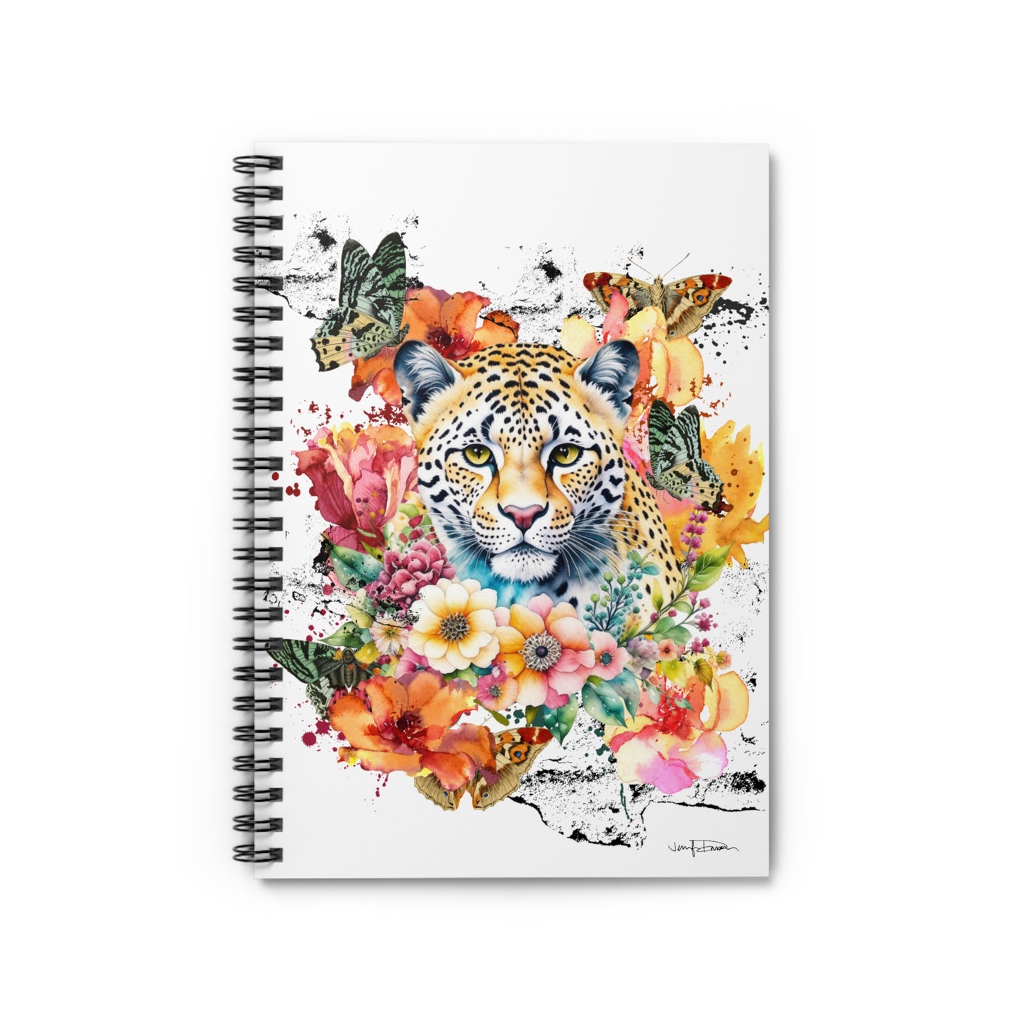 Spiral Notebook - Leopard Design