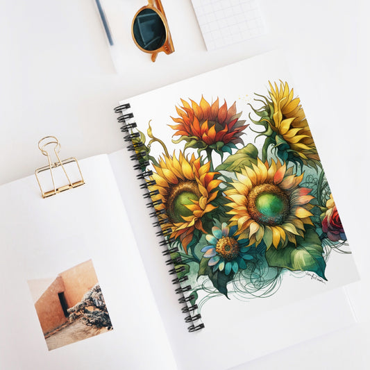 Spiral Notebook - Sunflowers