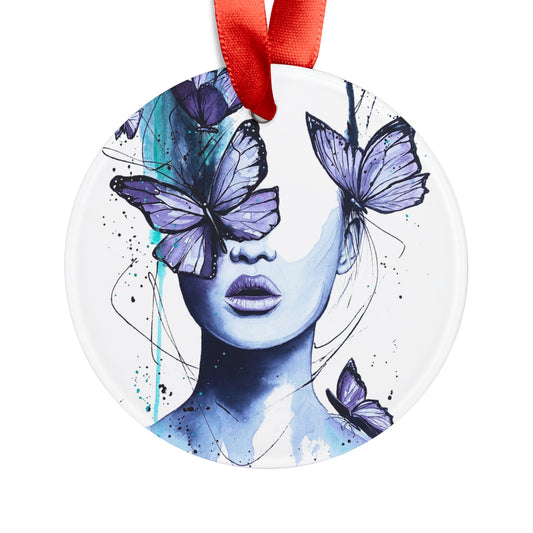 Holiday Acrylic Ornament - Fool Me Once, Fool Me Twice