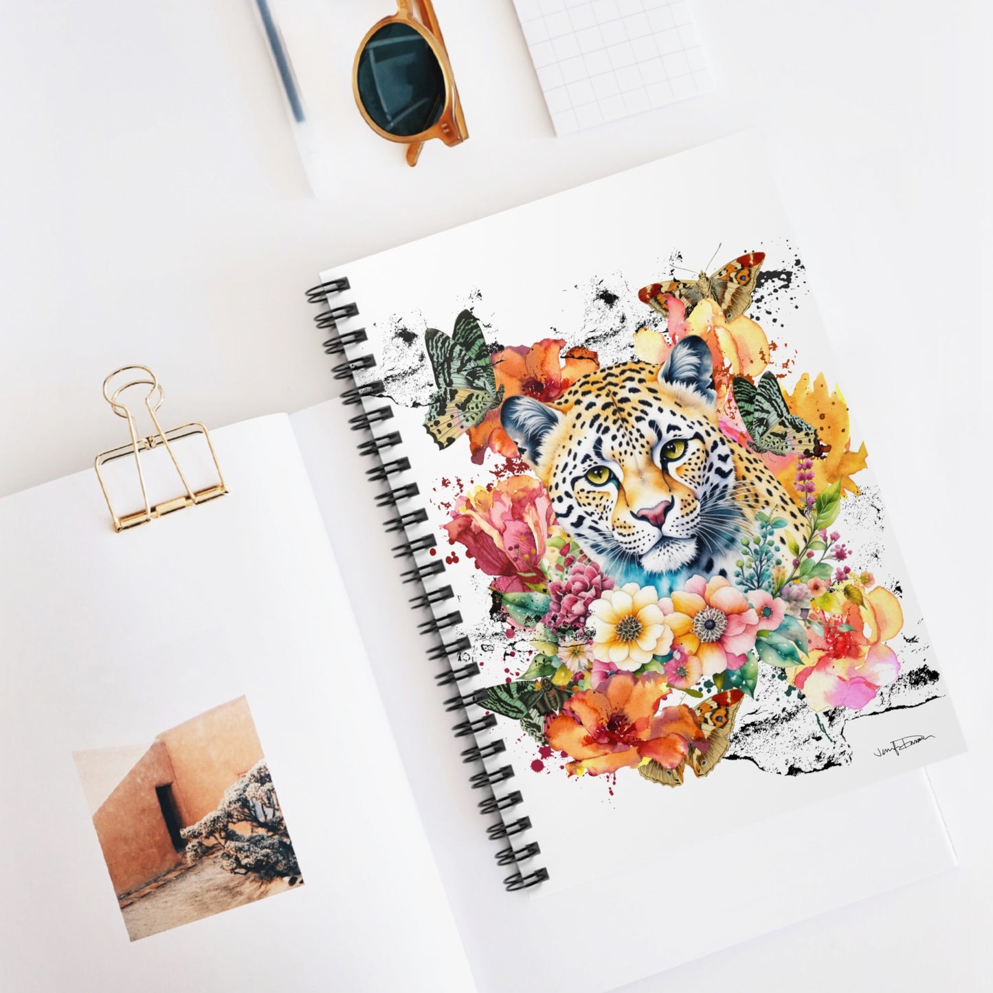 Spiral Notebook - Leopard Design