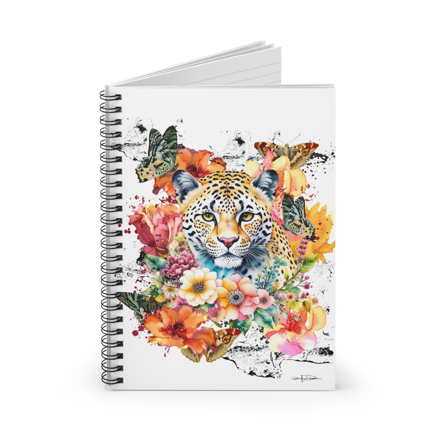 Spiral Notebook - Leopard Design