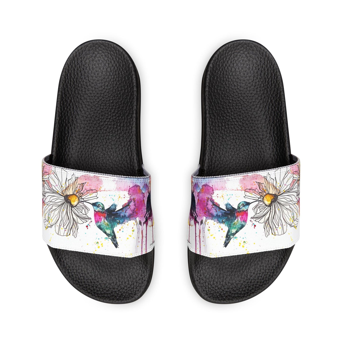 Sandals - Stylish Deco Slides with Sweet Nectar Artwork