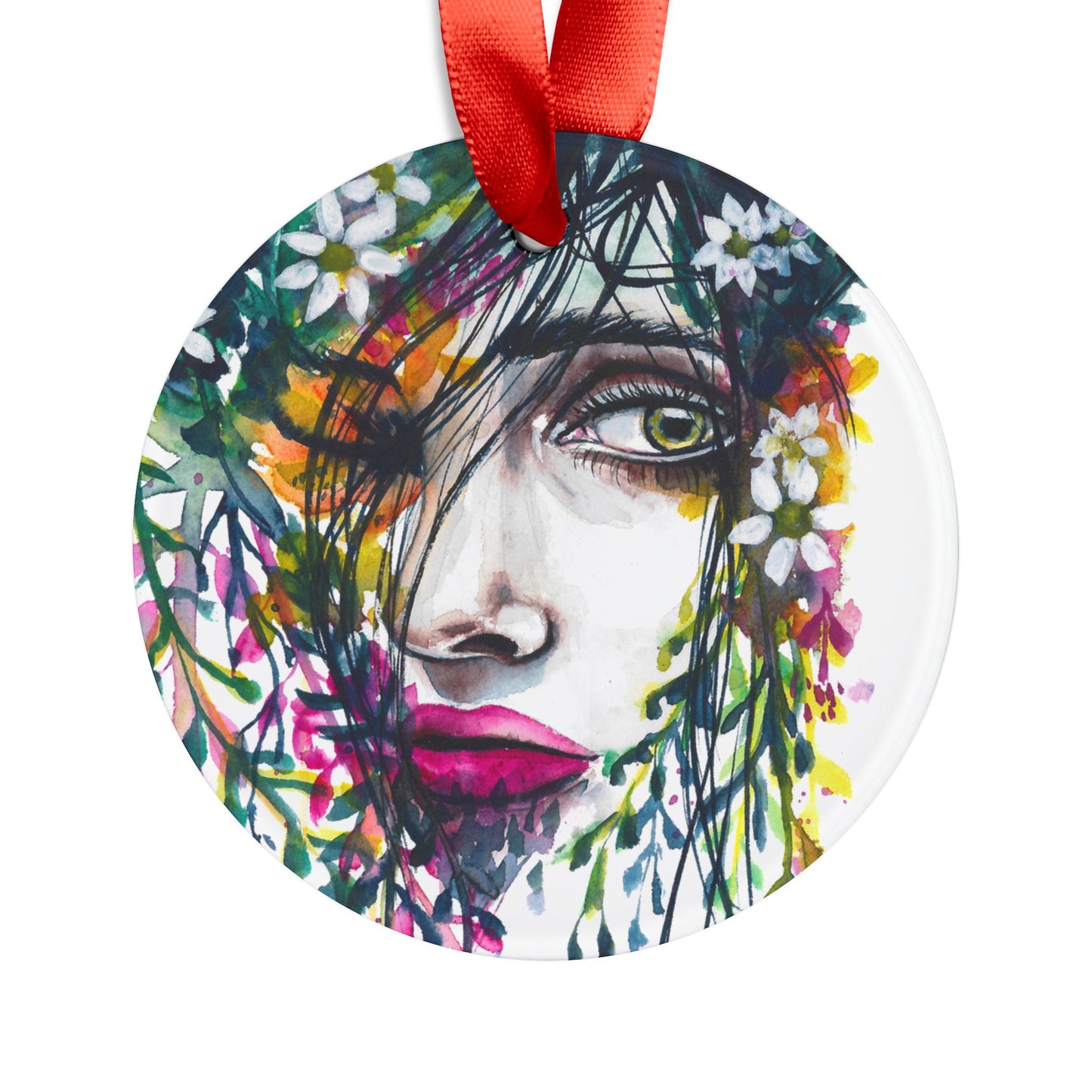 Holiday Acrylic Ornament - Curious