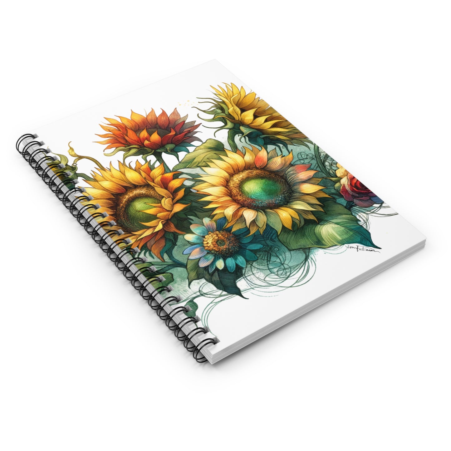 Spiral Notebook - Sunflowers