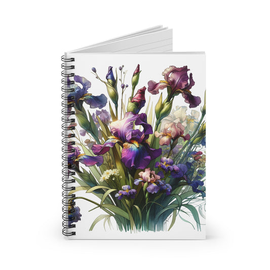 Spiral Notebook - Irises