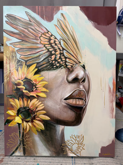 "Becoming Her" - Original Painting